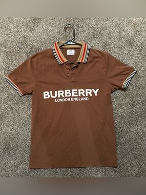 Burberry Brown Polo Shirt